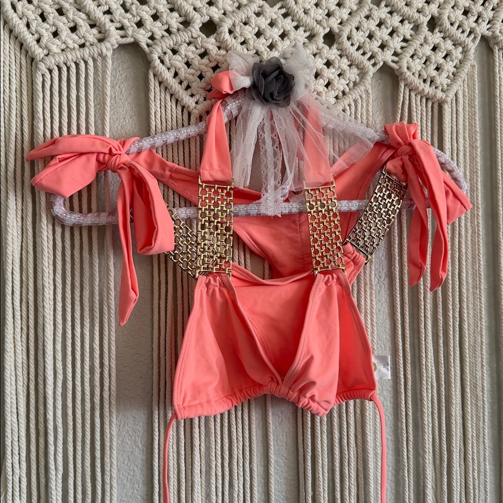 Coral Bikini Set